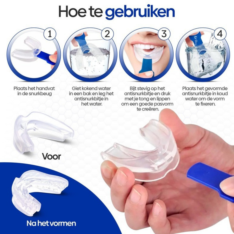 Luvikno | SnoozeElegance Luksus Snorkestopper | Effektiv løsning for en fredelig natts søvn