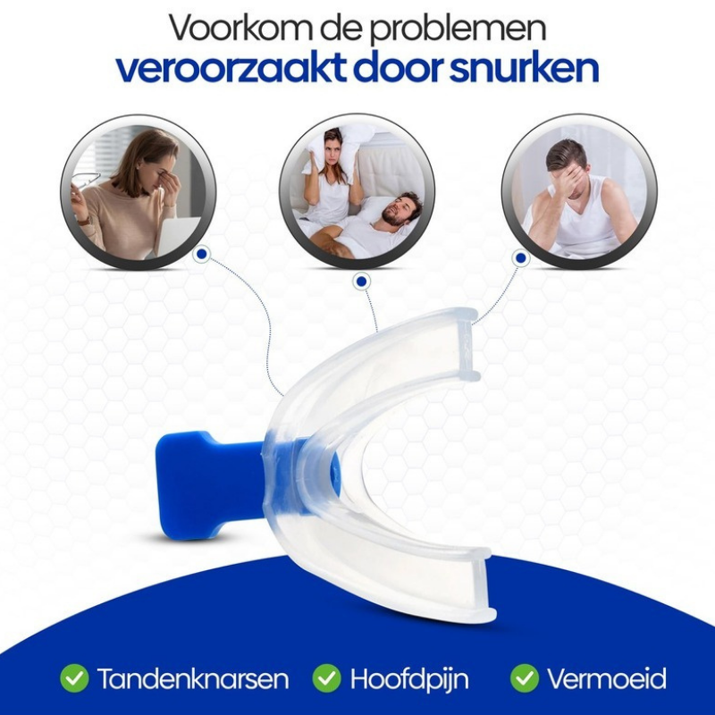 Luvikno | SnoozeElegance Luksus Snorkestopper | Effektiv løsning for en fredelig natts søvn