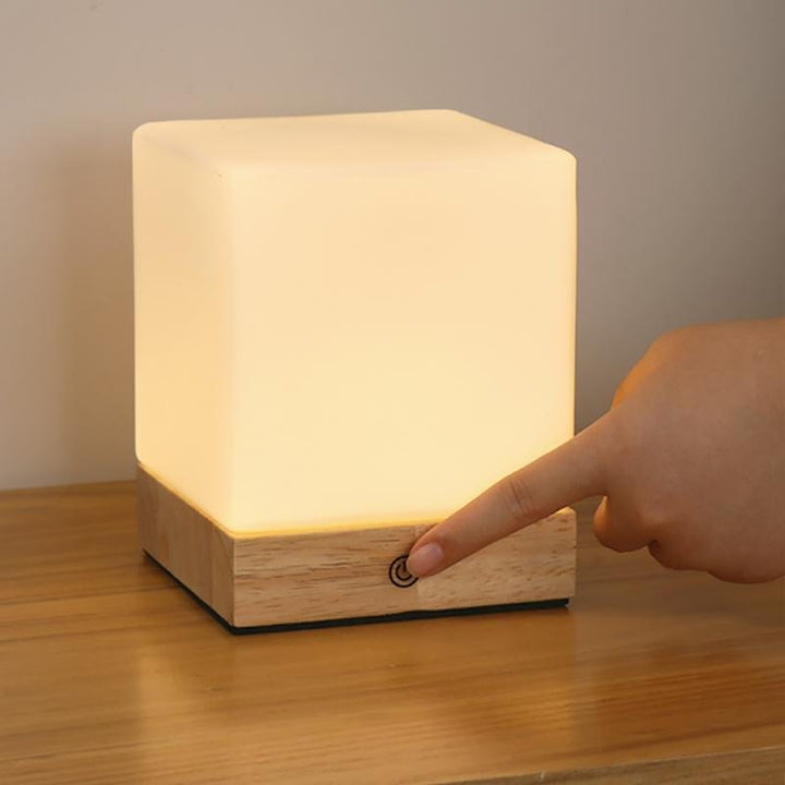 Luvikno | GlowCube Trådlamp LED Bordlampe – Moderne og Energibesparende