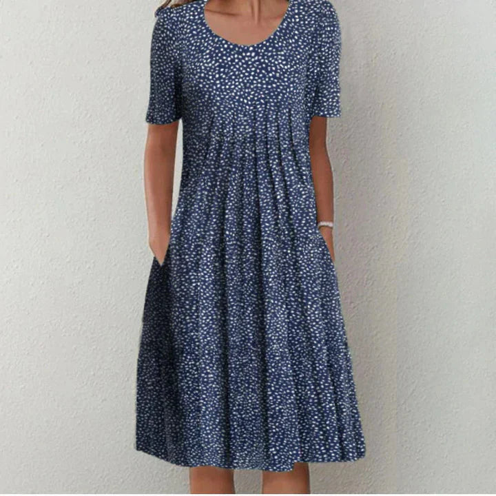 Luvik | elegantti puuvillamekko