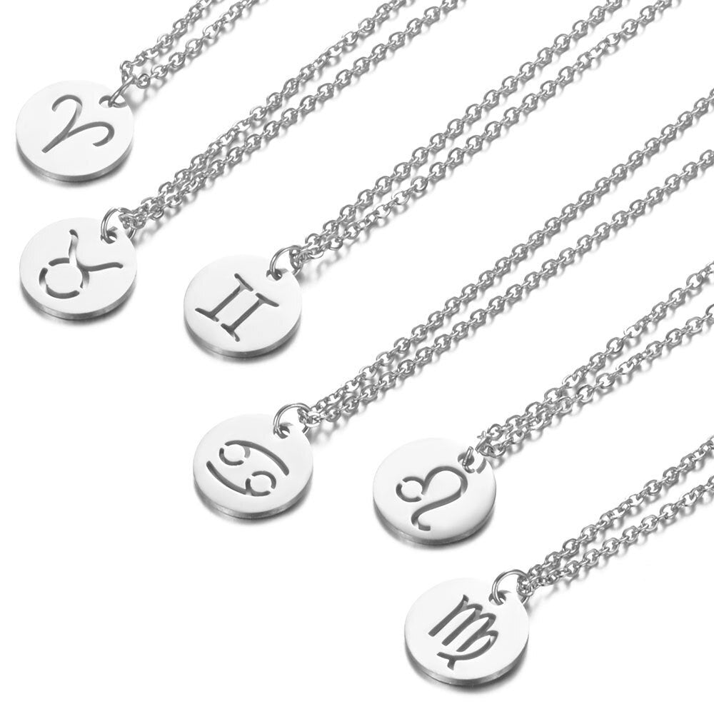 Zodiac Necklace | Bærekraftig rustfritt stål, forblir strålende! Luvikno