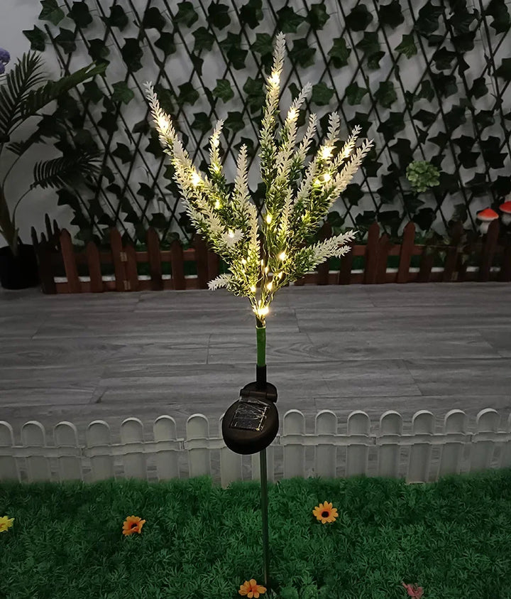Solar LED Hage Blomster Lys - Dekorative Lavendel Utendørs Lys for Hage og Terrasse, vanntette, energieffektive | Luvikno