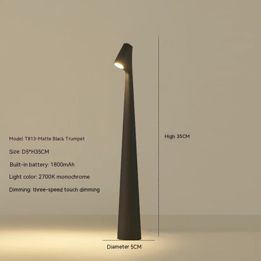 Bordlampe Moderne Rød Metall LED Lys Luvikno