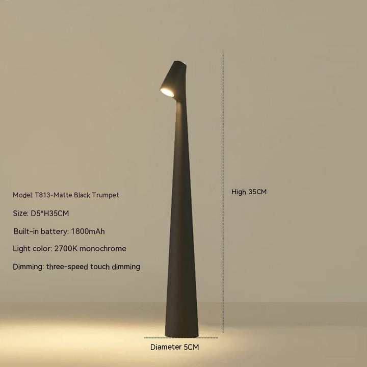 Bordlampe Moderne Rød Metall LED Lys Luvikno