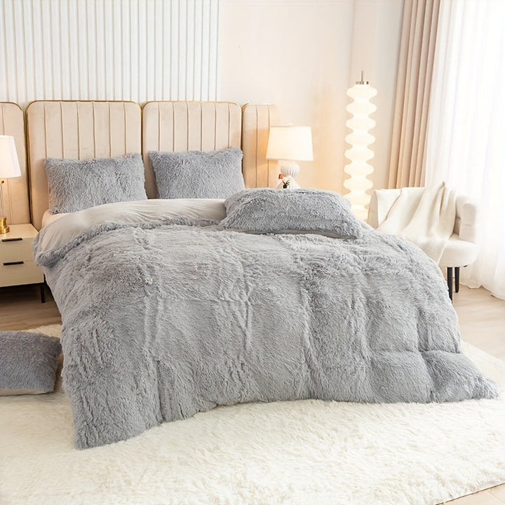 Luvikno | Ultra Soft Plush Duvet Cover Set with Zipper - Luksus & Komfort