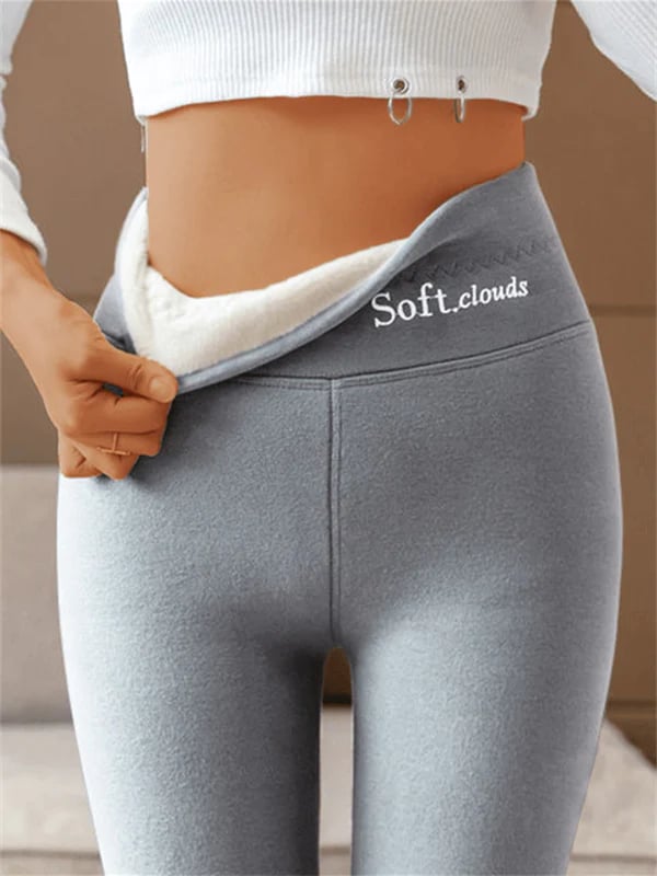 Luvik | Kvinners vinterbukser fleece - Varme leggings med formende effekt