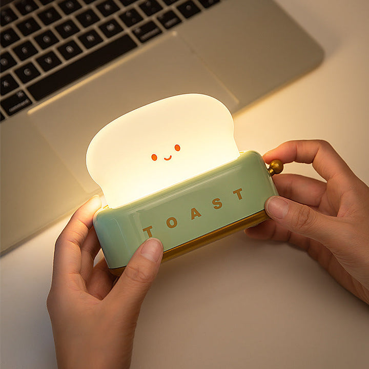 USB-lading LED-brød nattelys med dimmefunksjon og timer | Luvikno