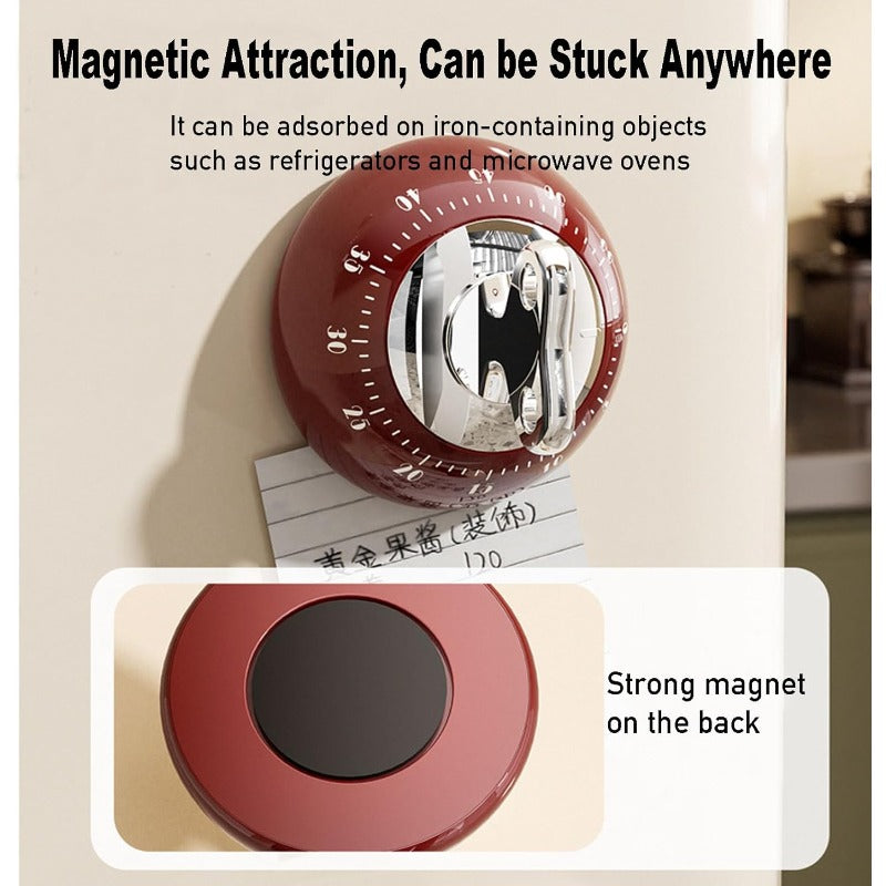 Magnetisk mekanisk kjøkkentimer Luvikno