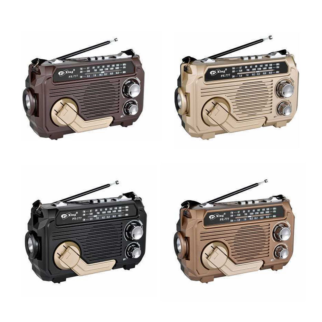 Solenergidrevet radio for camping | Luvikno