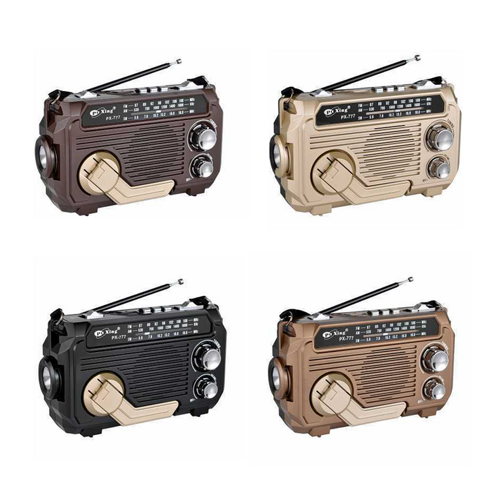 Solenergidrevet radio for camping | Luvikno