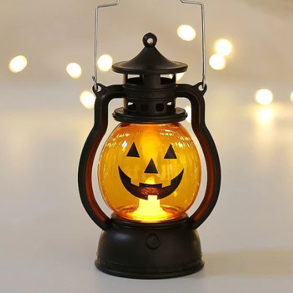 Mini Halloween Skummel Gresskar Hengelampe | Luvikno