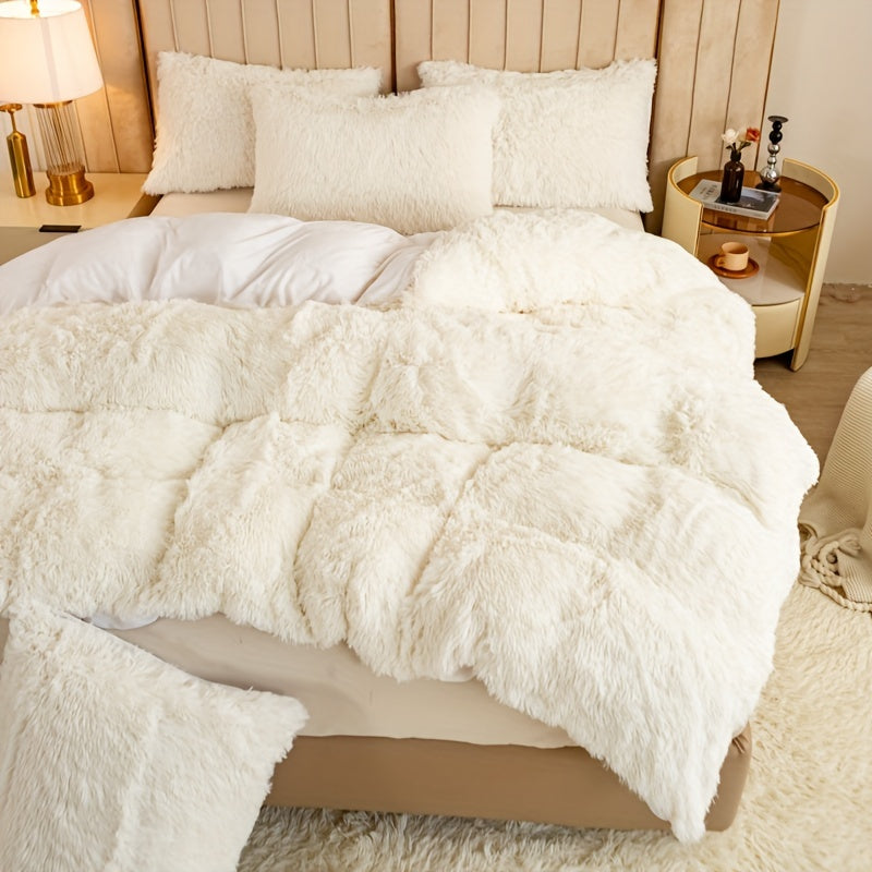 Luvikno | Ultra Soft Plush Duvet Cover Set with Zipper - Luksus & Komfort