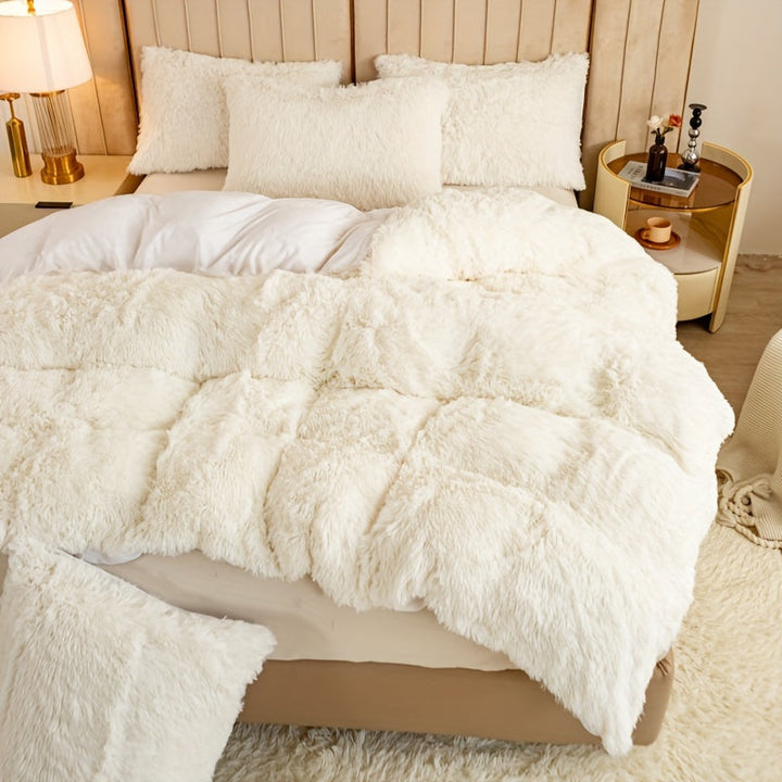 Luvikno | Ultra Soft Plush Duvet Cover Set with Zipper - Luksus & Komfort