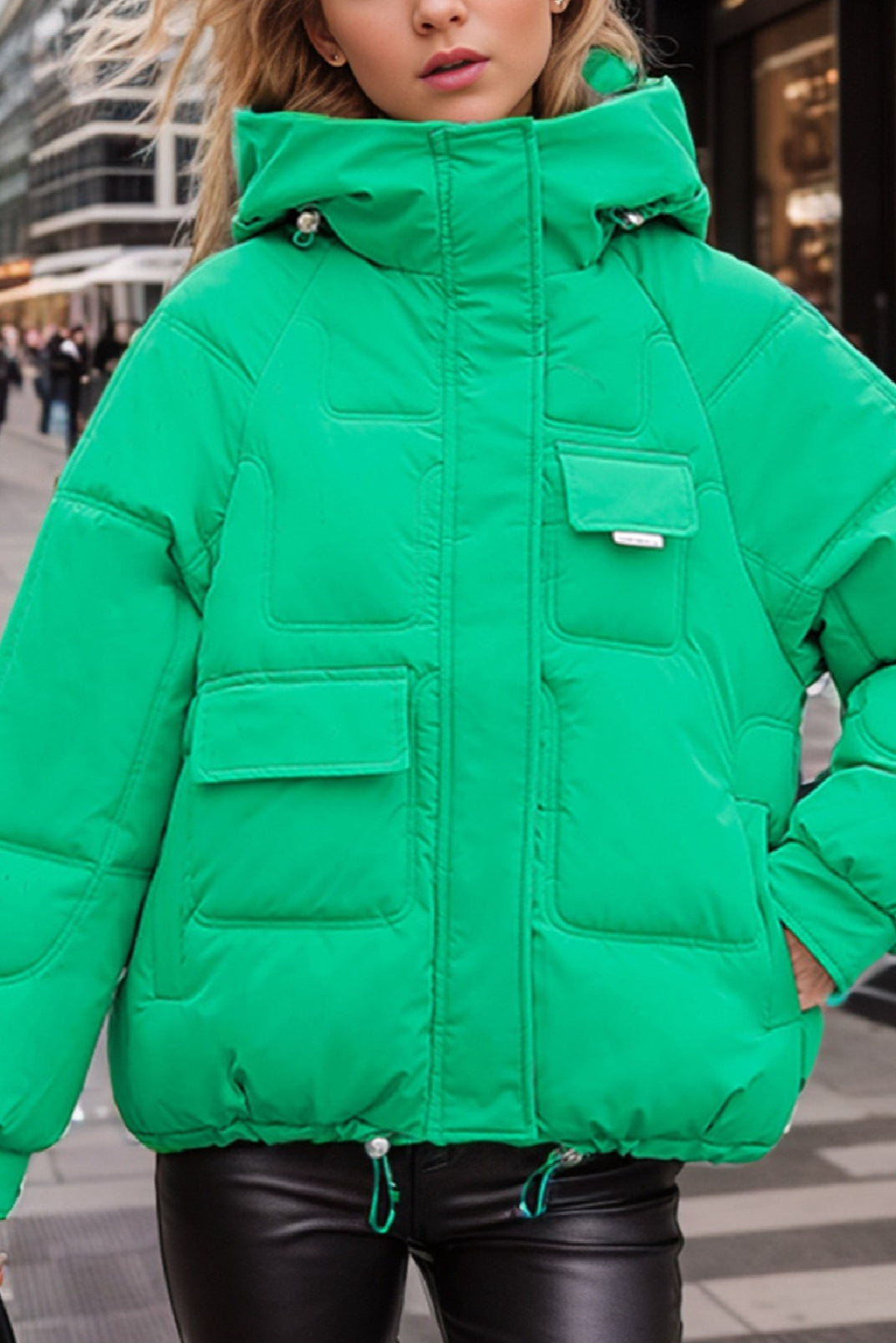 Luvik | Eristeellinen Cargo Puffer-takki
