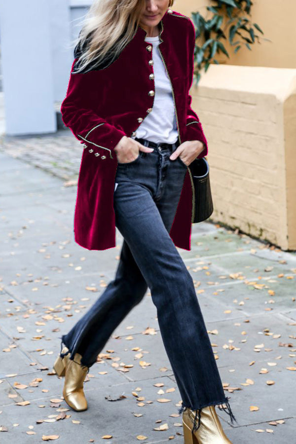 Luvik | Sametti Patches Moninappinen Naisten Takki