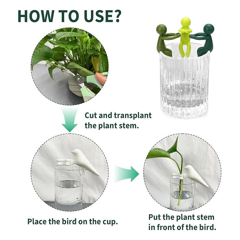 Luvikno | PlantPal | Solid støtte for plantene dine - 6 Stykker