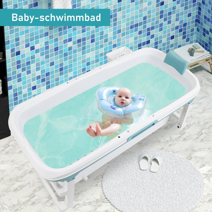 Foldbar badekar med lokk | Luvikno