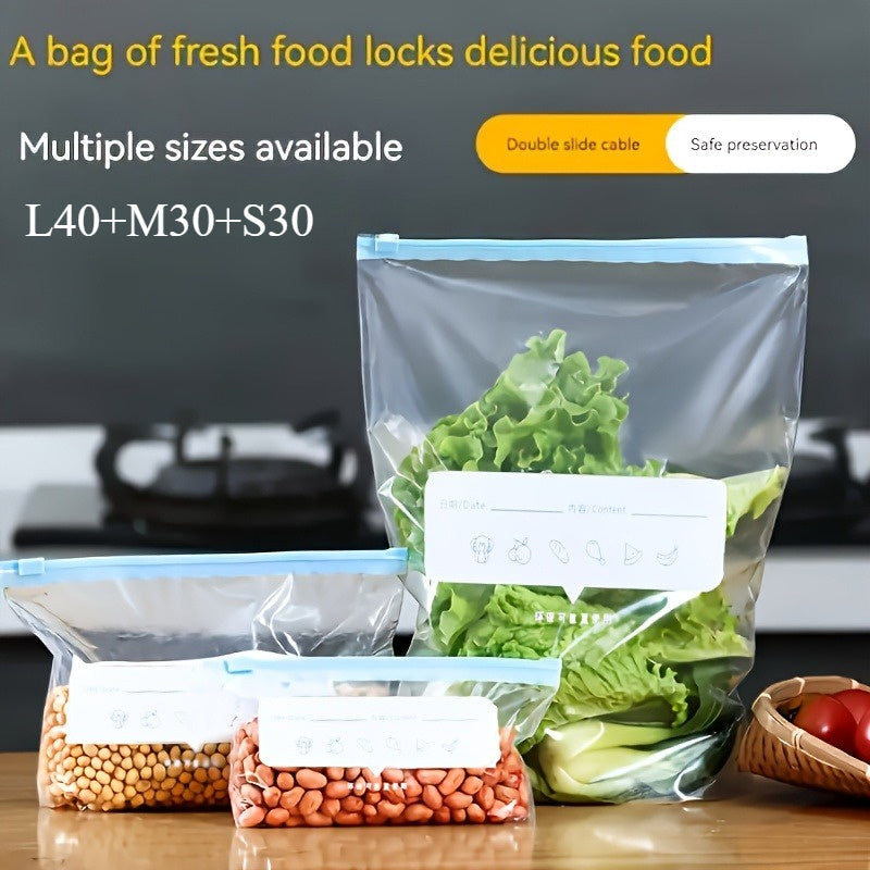 Zip Bag Set 100 deler i 3 størrelser | Luvikno