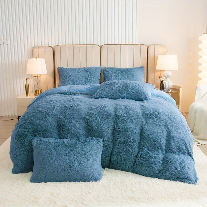 Luvikno | Ultra Soft Plush Duvet Cover Set with Zipper - Luksus & Komfort