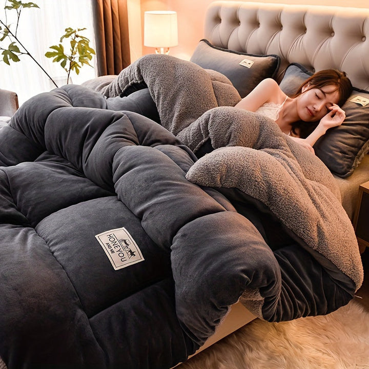 Luvikno | Luksus Sherpa Fleece Teppe – Ultimat Komfort og Stil