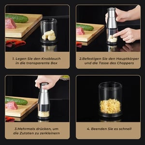 Luvikno | PressChop – Enkelt hakke hvitløk & co.