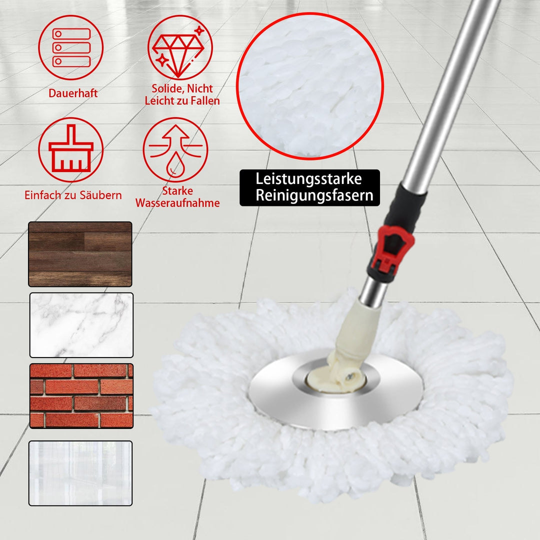 Moppesett Gulvmopp med bøtte | Luvikno