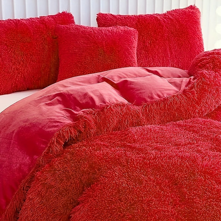Luvikno | Ultra Soft Plush Duvet Cover Set with Zipper - Luksus & Komfort