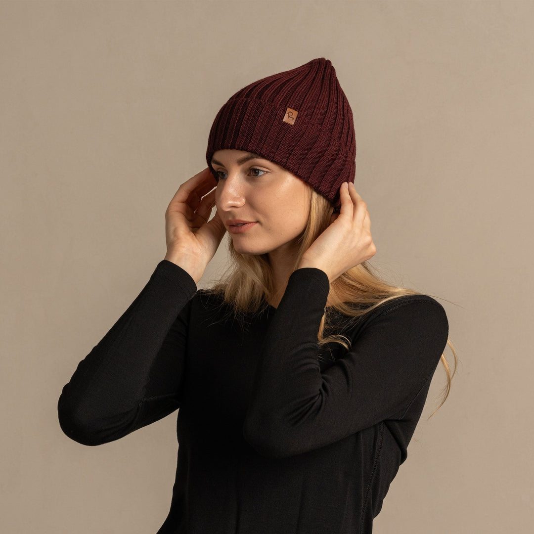 CozyMerino Beanie - Luksus Merinoullhatt for Damer Luvikno