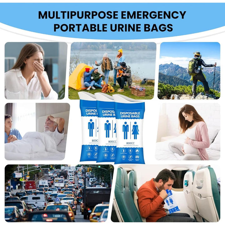 Engangs urinpose 800 ml for bil og reise | Luvikno