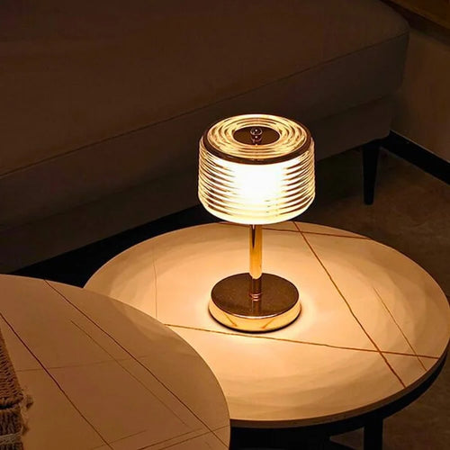 Luvikno | GlowRing Lys - Moderne Ringformet LED Bordlampe
