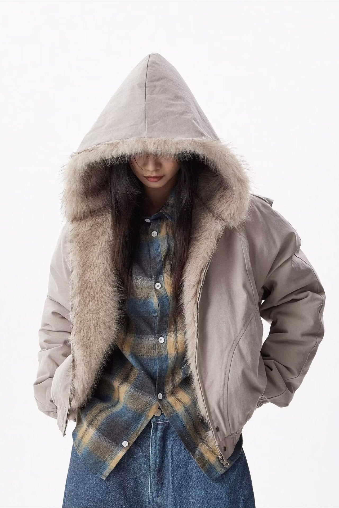 Luvik | Fit Eristehittu Puffer-takki