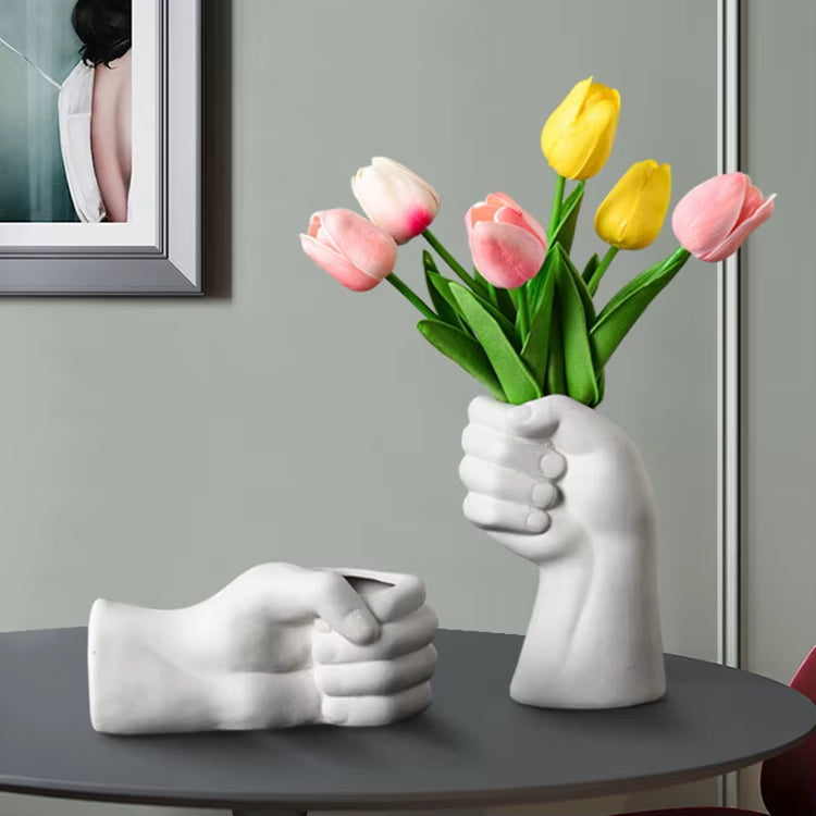 Kunstnerisk Håndbevegelse Keramikk BordLuviknoomst Vase | Luvikno