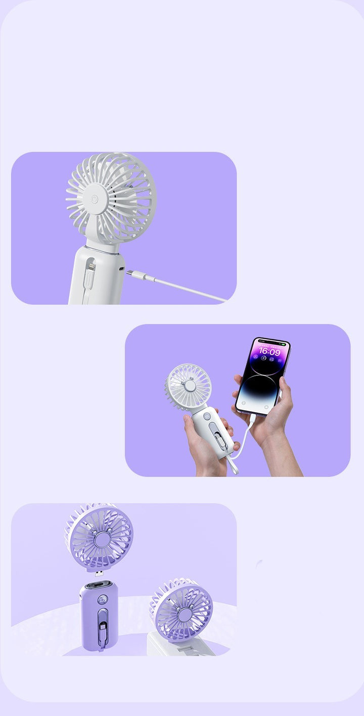 Dual-Use Mini Fan | Luvikno