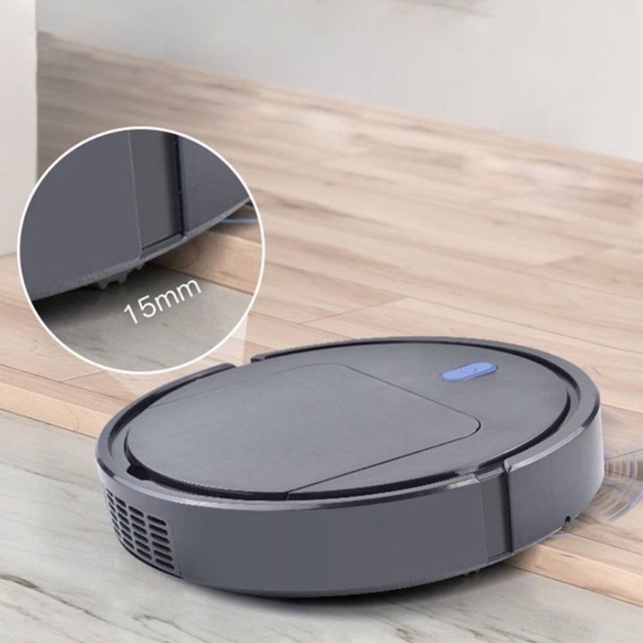 Luvikno | Cleanoro S6 Robotstøvsuger | Kompakt og Intelligent | For Dyrehår, Harde Gulv og Tepper | 2t Driftstid