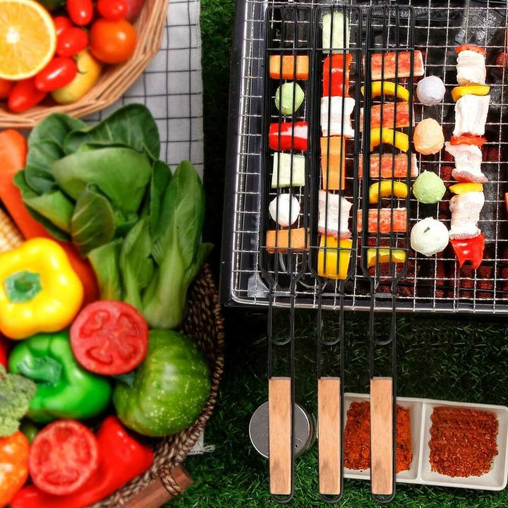 Gjenbrukbare Kabob Grill Kurver | Luvikno