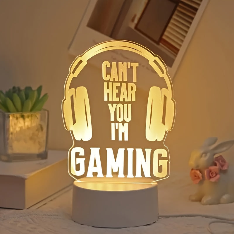GameLamp - Kompakt LED Bordbelysning med USB Luvikno