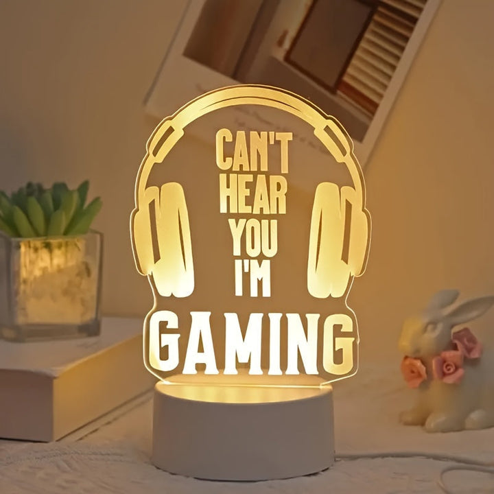 GameLamp - Kompakt LED Bordbelysning med USB Luvikno