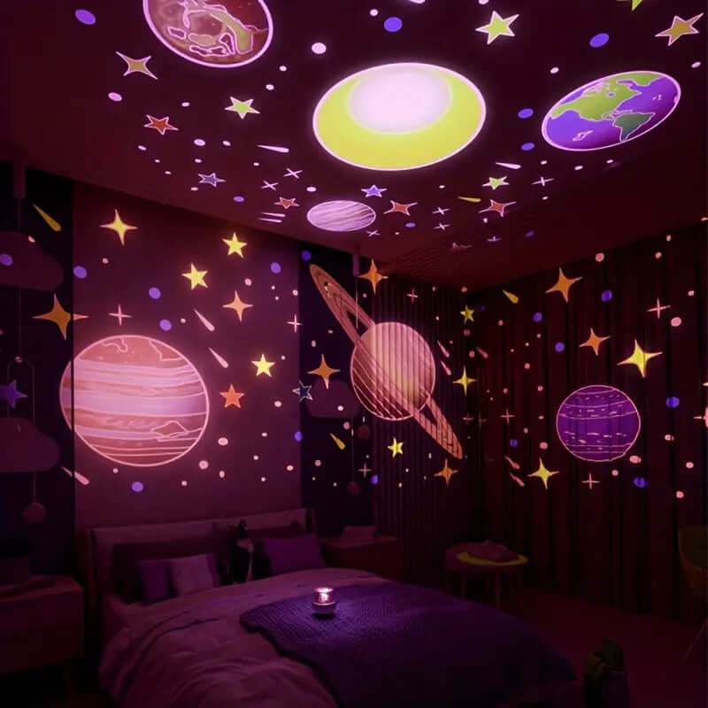 StarGlow Projektor – Magisk Stjernete himmel med MusikkLuvikno