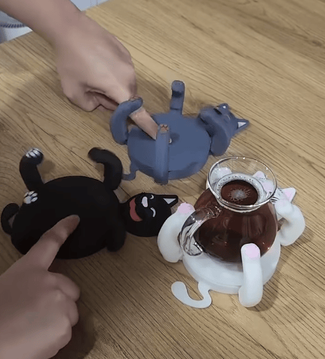 CozyPaw – Beskytt overflater med sjarmerende katteformede coasters Luvikno