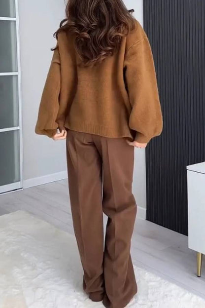 Luvik | Väri Monipuolinen V-kaula-aukko Taskupaita Takki