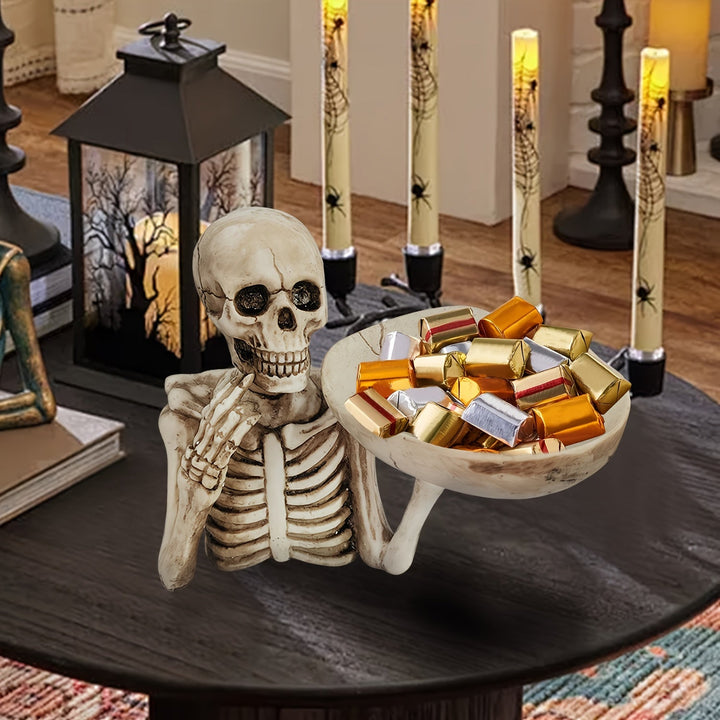 GhoulBowl Hodeskallebolle – Har Halloween godteribolle og gothisk dekorasjon | Luvikno