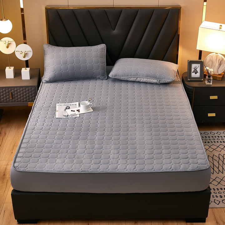 Luvikno | CushioGuard Silk Madrassbeskytter | Pustende og luksuriøs beskyttelse for madrassen din