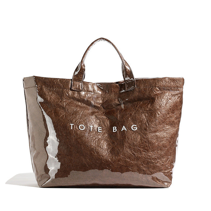Kvinner Bokstavtrykk Tote Bag | Luvikno
