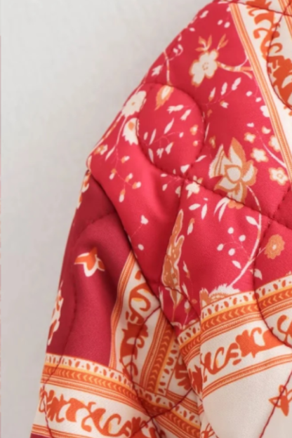 Luvik | Tulostettu puuvillatakki