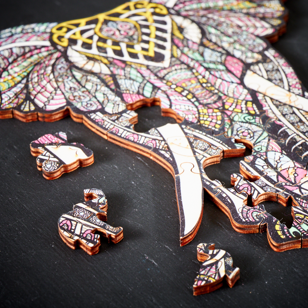 CreativeWood Puslespill – Unike Dyr og Figurer Luvikno
