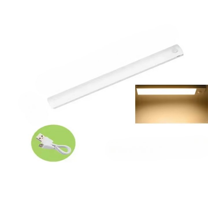 Smart Sensor LED Nattlys - Bevegelsesaktivert, Lysdempbar & Oppladbar Luvikno
