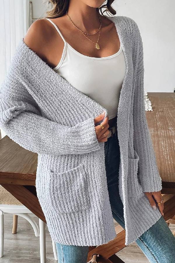 Luvik | Muoti Trend Kaksi-tasku Vapaa-ajan takki