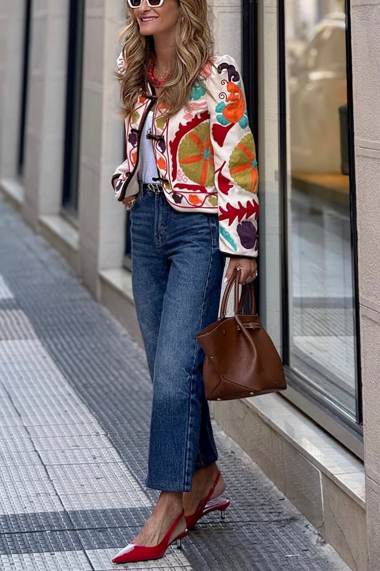 Luvik | brodeerattu takki