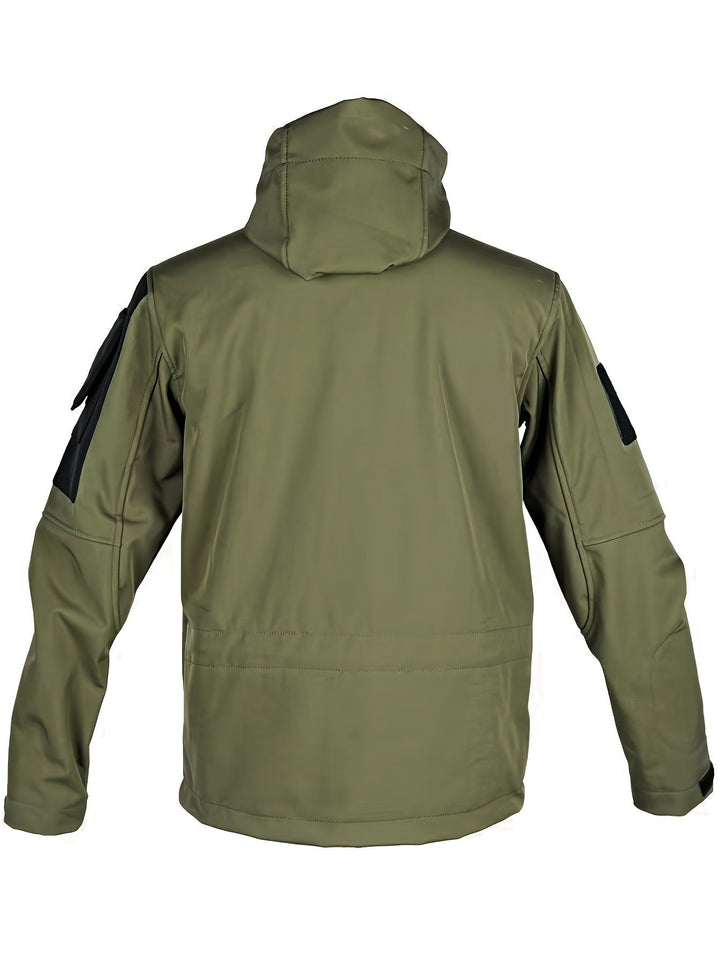 Luvik | Vedenpitävä miesten softshell-takki hupulla