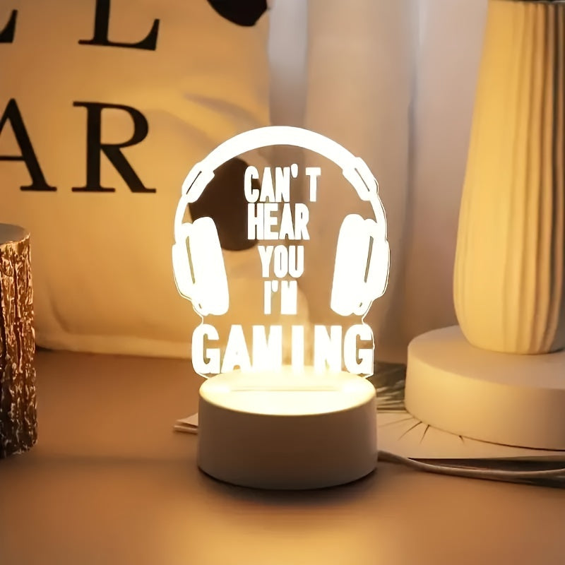 GameLamp - Kompakt LED Bordbelysning med USB Luvikno